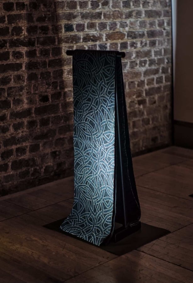 textile on display