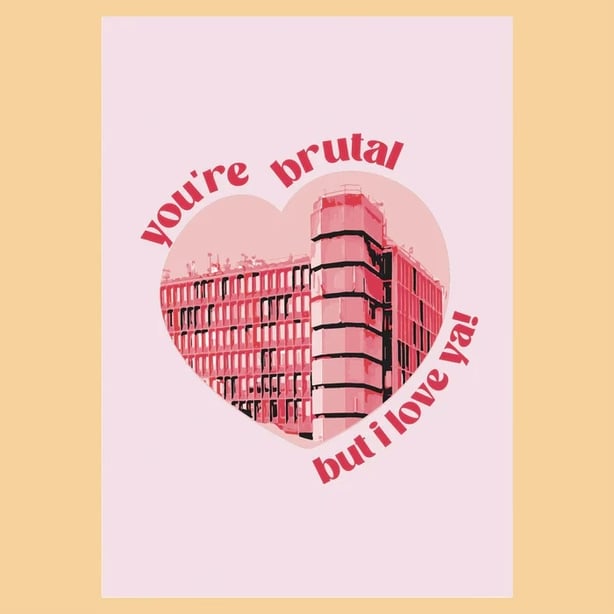 'You're brutal' A Valentine's Day card by Collective Productions / Neil Dunne. Used with permission. 