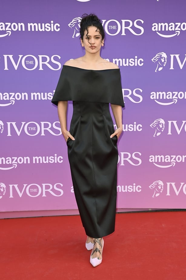 LONDON, ENGLAND - MAY 21: Rosalía arrives at The 71st Ivor Novello Awards 2026 at The JW Marriott Grosvenor House Hotel on May 21, 2026 in London, England. (Photo by Alan Chapman/Dave Benett/Getty Images for The Ivors)