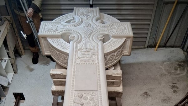 The top section of Brendan McGloin's High Cross piece.