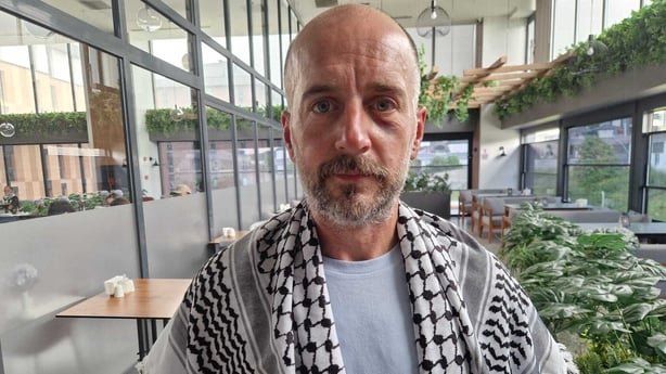 Global Sumud Flotilla member Tom Deasy (Picture: Caoimhe Butterly)