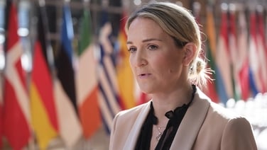 Helen McEntee speaks on banning trade with Occupied Territories