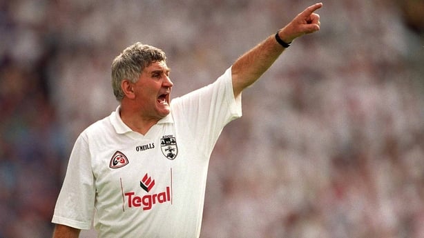 12 August 2000; Kildare manager Mick O'Dwyer during the Bank of Ireland Leinster Senior Football Championship Final Replay match between Dublin and Kildare at Croke Park in Dublin. Photo by Ray McManus/Sportsfile
