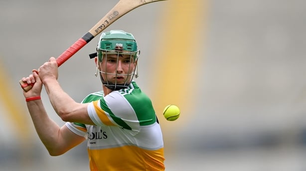 1 August 2021; Eoghan Cahill of Offaly during the Christy Ring Cup Final match between Derry and Offaly at Croke Park in Dublin. Photo by Piaras Ó Mídheach/Sportsfile