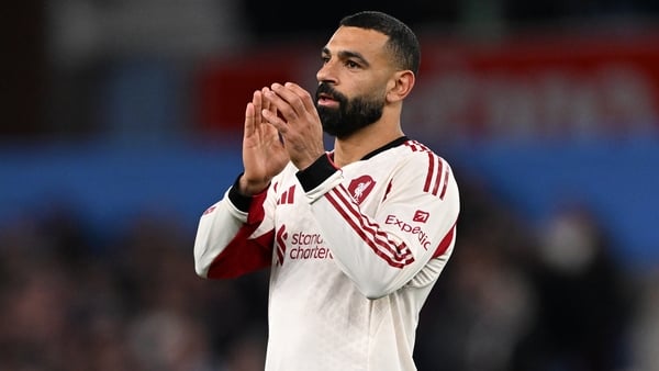 BIRMINGHAM, ENGLAND - MAY 15: (THE SUN OUT, THE SUN ON SUNDAY OUT) Mohamed Salah of Liverpool applauds the fans after the Premier League match between Aston Villa and Liverpool at Villa Park on May 15, 2026 in Birmingham, England. (Photo by Liverpool FC/L