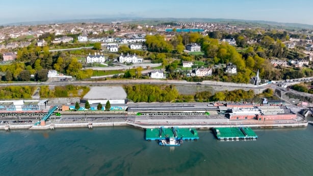 Artist's impression of Cobh train station