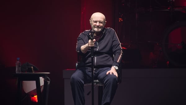 Phil Collins from Genesis performs at U Arena on March 17, 2022 in Nanterre, France. (Photo by David Wolff-Patrick/Redferns)