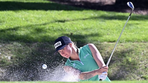 Kelsey Bennett of Australia plays a shot from a bunker on the 10th hole during the second round of the Aramco Championship 2026 at Shadow Creek Golf Course on April 03, 2026 in Las Vegas, Nevada.