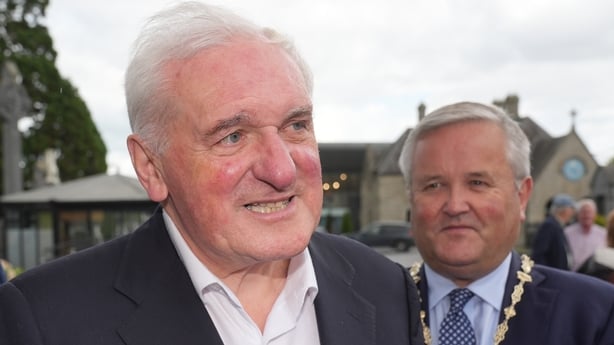 Bertie Ahern with John Stephens