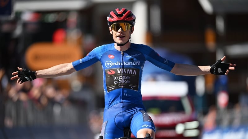 Vingegaard grasps overall Giro lead after stage 14 win