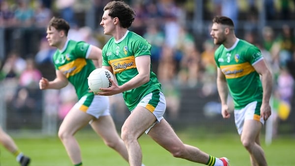25 April 2026; Mark Diffley of Leitrim during the Connacht GAA Football Senior Championship semi-final match between Leitrim and Galway at Heartland Credit Union Páirc Seán Mac Diarmada in Carrick-on-Shannon, Leitrim. Photo by Stephen McCarthy/Sportsfile