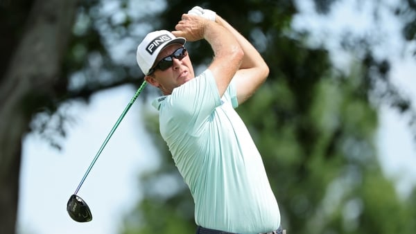 Séamus Power of Ireland plays a shot from the second tee during the third round of THE CJ CUP Byron Nelson 2026 at TPC Craig Ranch on May 23, 2026 in McKinney, Texas.
