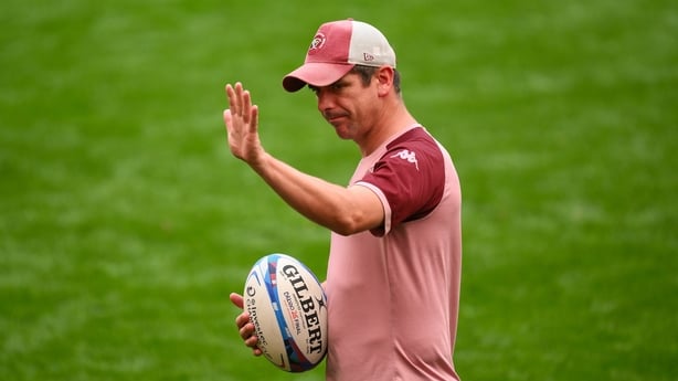 22 May 2026; Attack coach Noel McNamara during a Union Bordeaux Begles captain's run at San Mamés Stadium in Bilbao, Spain. Photo by Brendan Moran/Sportsfile