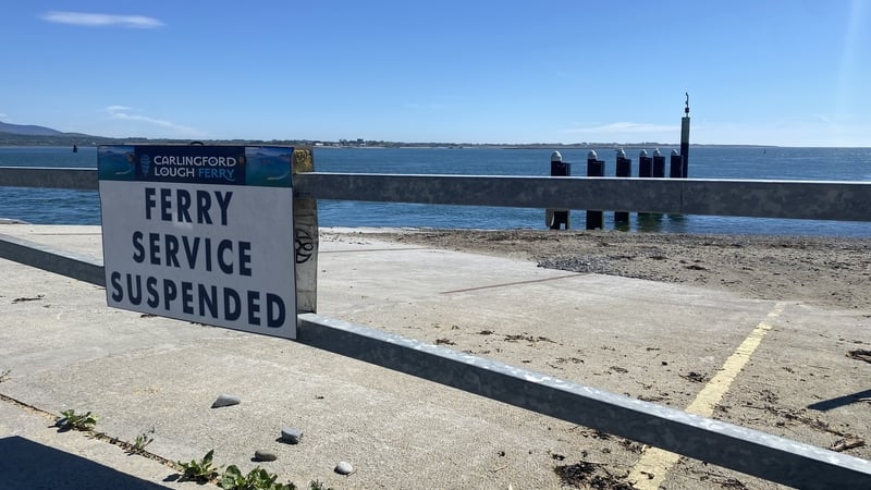 Carlingford Lough ferry service suspended for 2026
