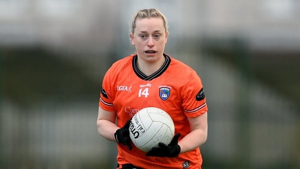 Aoife McCoy of Armagh during the Lidl Ladies National Football League Division 1 match between Armagh and Cork at St. Oliver Plunkett Park in Crossmaglen, Armagh.