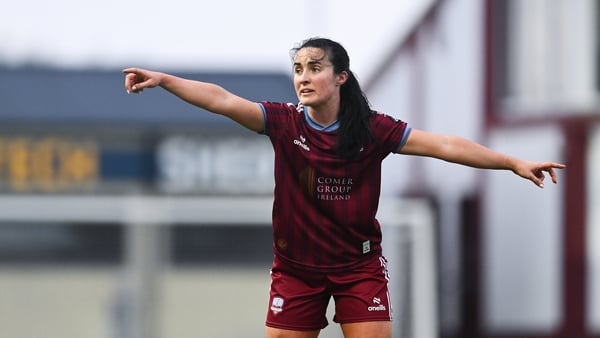 Niamh Farrelly of Galway United during the SSE Airtricity Women's Premier Division match between Galway United and Wexford at Eamonn Deacy Park in Galway.