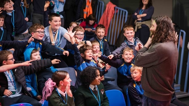 Local primary and post-primary students take part in workshops and performances