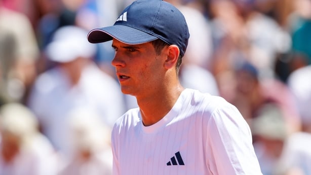 Paris, France - May 25: Rafael Jodar of Spain looks on against Aleksandar Kovacevic of United States during Day Two of the 2026 French Open at Roland Garros on May 25, 2026 in Paris, France. (Photo by Tnani Badreddine/DeFodi Images/DeFodi via Getty Images)