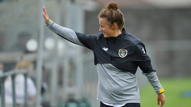 Equipment manager Chelsea Noonan during Republic of Ireland Women's Under-17 Training Camp at Tramore AFC in Waterford. 