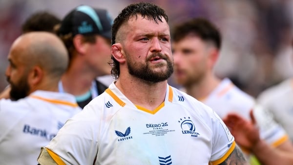 23 May 2026; Andrew Porter of Leinster after the Investec Champions Cup final match between Leinster and Union Bordeaux Bégles at San Mamés Stadium in Bilbao, Spain. Photo by Brendan Moran/Sportsfile