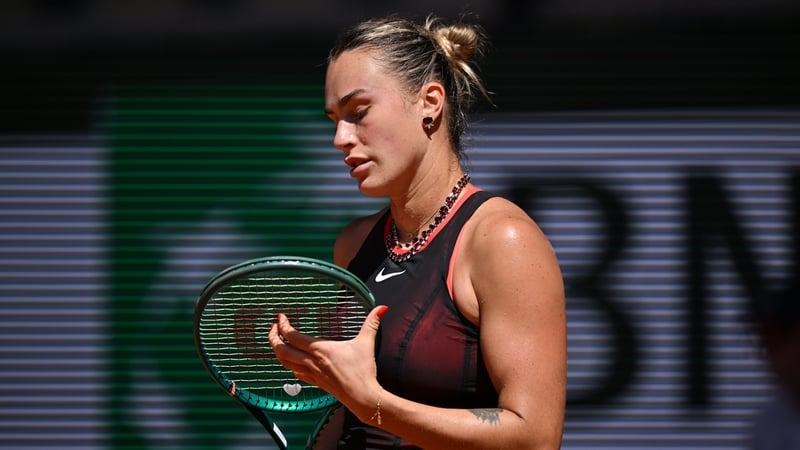 Sparkling Sabalenka reaches French Open second round
