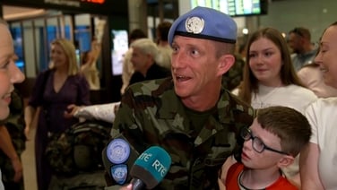 Over 160 Irish peacekeepers welcomed home from Lebanon