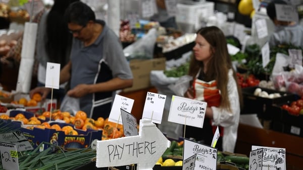 SYDNEY, AUSTRALIA - MAY 03: Shoppers select fresh produce at Paddy's Markets Haymarket on May 03, 2026 in Sydney, Australia. Australia's annual inflation rate climbed to 4.6 percent in the year to March, its highest level since 2023, driven largely by soa