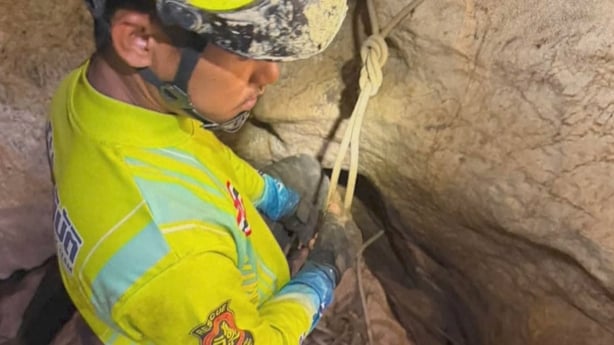 Man in cave rescue