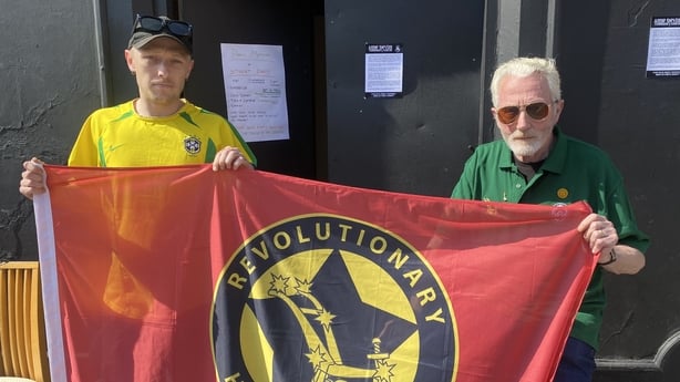Two members of the Revolutionary Housing League