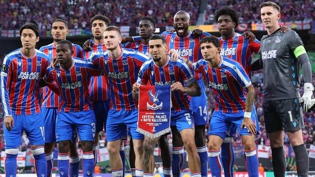 Crystal Palace FC poses for a team picture prior