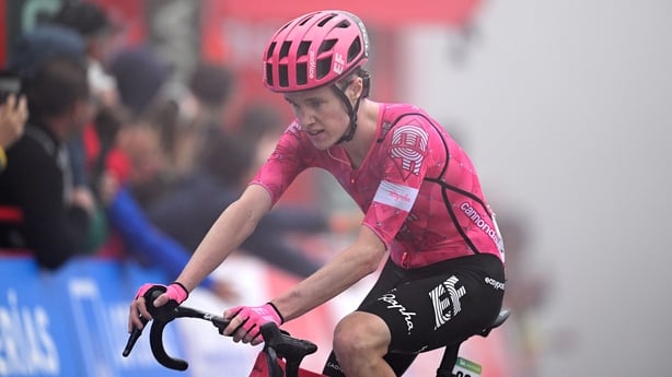 Archie Ryan competing in last year's Vuelta Espana