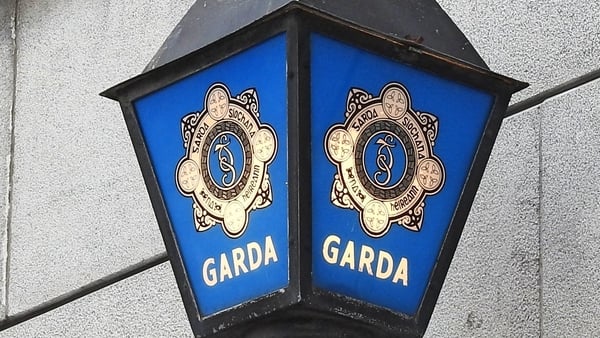 A sign outside a garda station