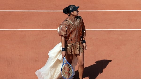 Naomi Osaka takes the court to take on