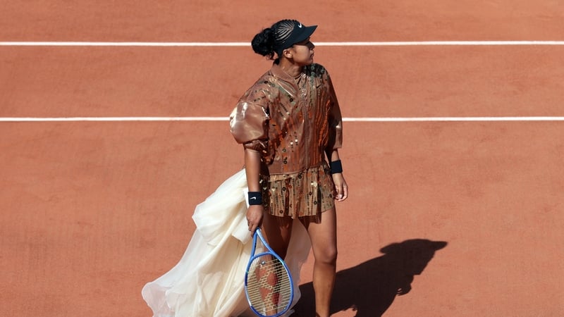 Naomi Osaka takes the court to take on