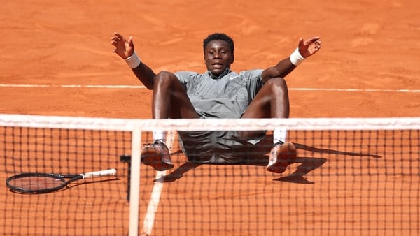 Moise Kouame celebrates his victory Adolfo Daniel Vallejo