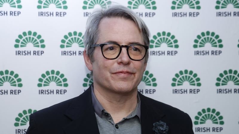 Matthew Broderick attends the "Ulster American" opening night at Irish Repertory Theatre on March 15, 2026 in New York City.