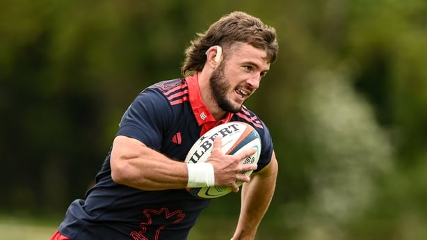 5 May 2026; Alex Nankivell during Munster Rugby squad training session at the University of Limerick in Limerick. Photo by Matt Browne/Sportsfile