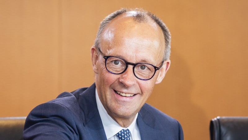 Friedrich Merz, Federal Chancellor, attends a cabinet meeting in Berlin, Germany