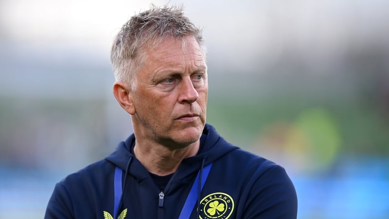 28 May 2026; Republic of Ireland head coach Heimir Hallgrimsson before the international friendly match between Republic of Ireland and Qatar at the Aviva Stadium in Dublin. Photo by Stephen McCarthy/Sportsfile