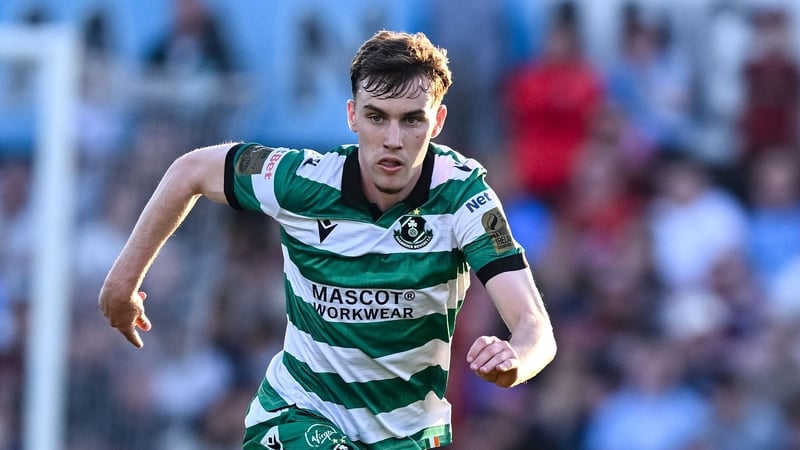 25 May 2026; Matt Healy of Shamrock Rovers during the SSE Airtricity Men’s Premier Division match between Bohemians and Shamrock Rovers at Dalymount Park in Dublin. Photo by Tyler Miller/Sportsfile