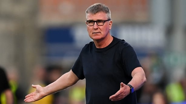 29 May 2026; St Patrick's Athletic manager Stephen Kenny during the SSE Airtricity Men's Premier Division match between Shamrock Rovers and St Patrick's Athletic at Tallaght Stadium in Dublin. Photo by Stephen McCarthy/Sportsfile