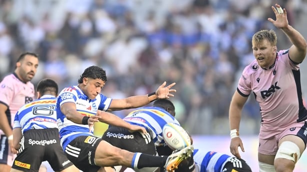 CAPE TOWN, SOUTH AFRICA - MAY 30: Imad Khan of the Stormers in action during the United Rugby Championship, Quarter Final match between DHL Stormers and Cardiff Rugby at DHL Stadium on May 30, 2026 in Cape Town, South Africa. (Photo by Ashley Vlotman/Gallo Images/Getty Images)