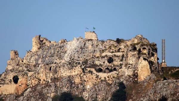 An Israeli flag flies over the medieval Beaufort Castle as seen from the Marjayoun area of southern Lebanon on May 31, 2026l Katz said on May 31 that the army had seized the medieval fortress of Beaufort, in southern Lebanon, where it has expanded its ope