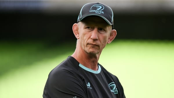 30 May 2026; Leinster head coach Leo Cullen before the United Rugby Championship quarter-final match between Leinster and Lions at the Aviva Stadium in Dublin. Photo by Brendan Moran/Sportsfile
