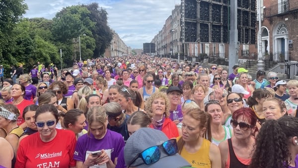 Mini marathon start line