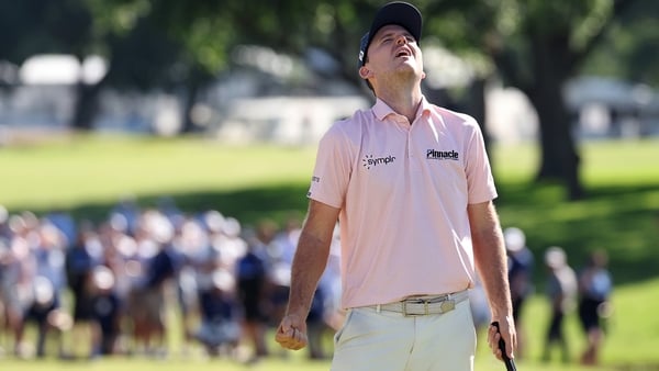 Russell Henley celebrates after winning the 2026 Charles Schwab Challenge