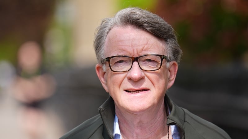 file photo of peter mandelson
