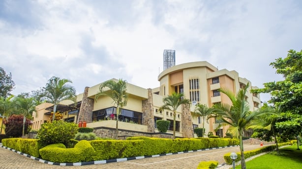 KIGALI, RWANDA - APRIL 25: A view of Hope Hostel, where the irregular immigrants from United Kingdom to be deported to, is seen after King Charles III approved the bill regarding the deportation, in Kigali, Rwanda on April 25, 2024. After months of wrangling between the House of Commons and the Hous