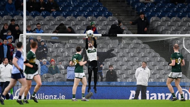 21 February 2026; Kerry goalkeeper Shane Murphy during the Allianz Football League Division 1 match between Dublin and Kerry at Croke Park in Dublin. Photo by Stephen McCarthy/Sportsfile