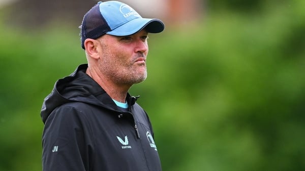 1 June 2026; Senior coach Jacques Nienaber during a Leinster Rugby Squad training session at UCD in Dublin. Photo by Tyler Miller/Sportsfile